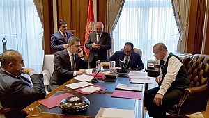 Erdoğan, Trump ile Görüştü
