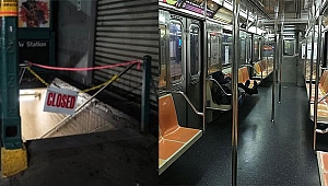Chicago ve New York'ta Tren Seferleri Durdu