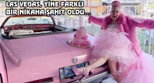 ABD'li Kadın, 'PEMBE' Renk İle Evlendi