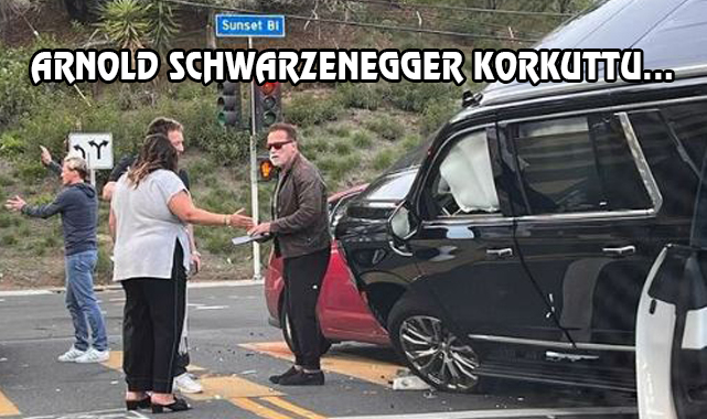 Eski California Valisi Terminatör, Trafik Kazası Geçirdi