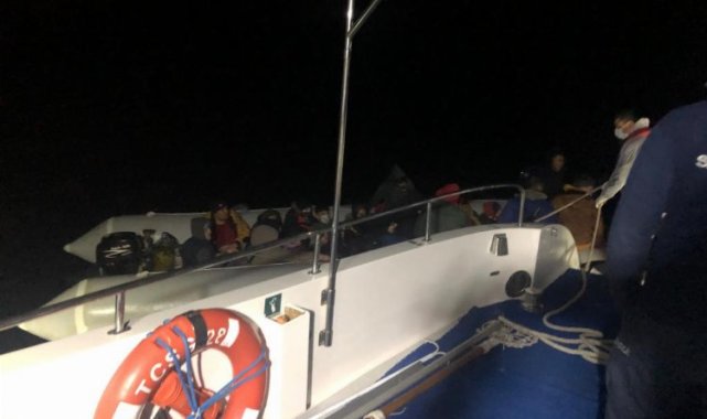 Çanakkale'de 35 düzensiz göçmen yakalandı