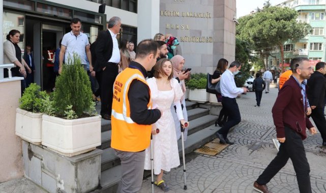 Bursa Milli Eğitim'de afet tatbikatı