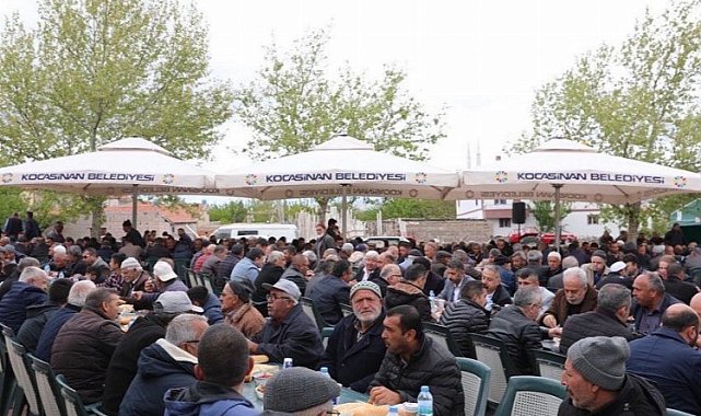 Kayseri Kocasinan'da 'Şükür Sofrası' kuruldu