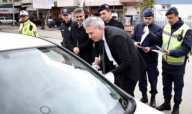 Rize Pazar'da 'güvenli trafik' bilinçlendirmesi
