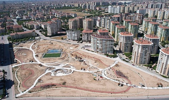 Konya yeni ve nitelikli park alanlarına kavuşuyor