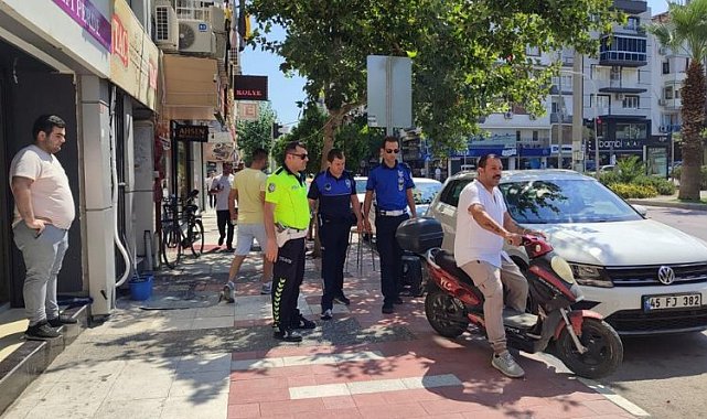 Manisa'da 'kaldırımlar yayanın hakkı' denetimi