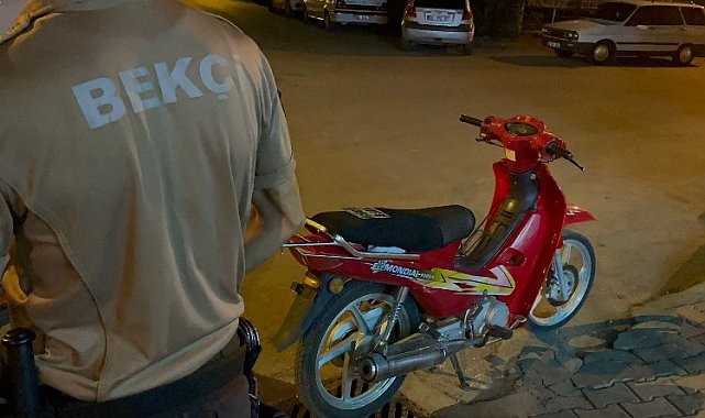 Adıyaman'da duyarlı sakin motosiklet hırsızını kovaladı!