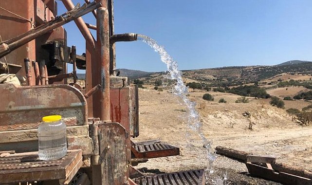 Manisa Alaşehir'de 7 litre verimli sondaj