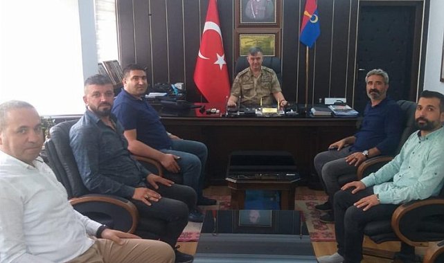 Adıyaman İGC'den Alay Komutanı Erbakıcı'ya ziyaret