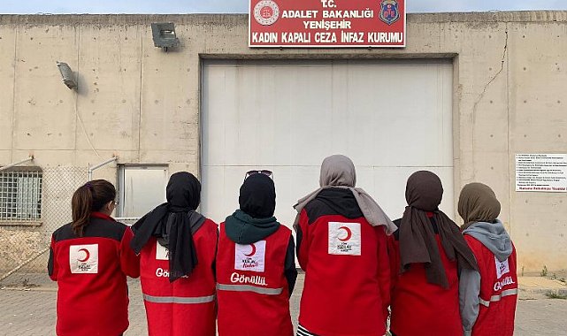 Bursa Yenişehir'de cezaevindeki çocukların hayallerine Kızılay imzası