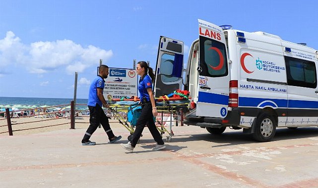 Sağlığa güvenli ulaşım mavi ambulans