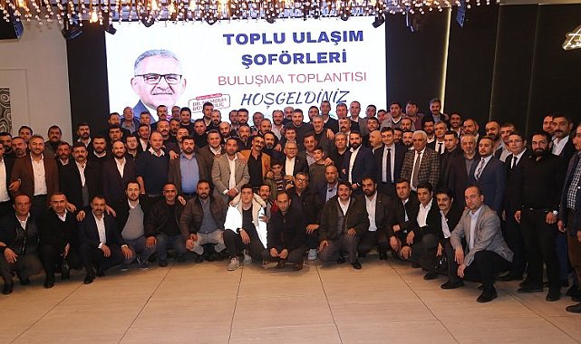 Memduh Büyükkılıç şoförlerle buluştu