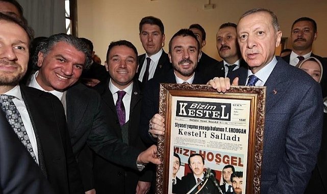 Bursa Kestel'den Cumhurbaşkanı Erdoğan'a anlamlı hediye