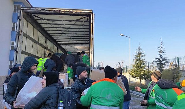 Bursa Osmangazi'nin gönüllü personel deprem bölgesinde
