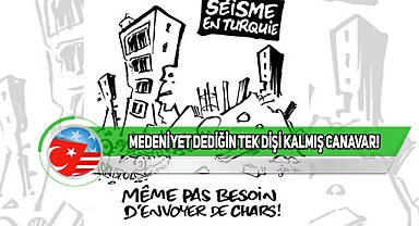 Charlie Hebdo'nun Deprem Karikatürü Tepki Çekti