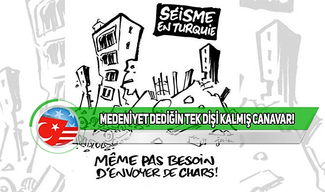 Charlie Hebdo'nun Deprem Karikatürü Tepki Çekti