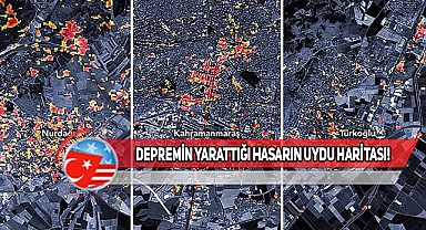 NASA, Depremin Hasarını Gözler Önüne Serdi