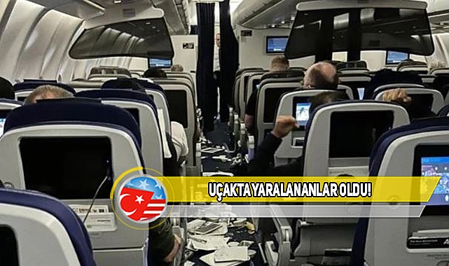 ABD'den Hareket Eden Uçağa Yıldırım İsabet Etti