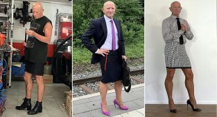 I'm a heterosexual man but wear heels and skirts to the office