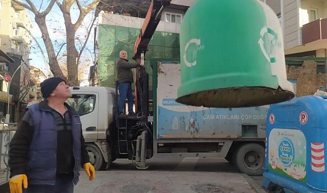 İzmit'te her ay 30 ton cam atığı dönüştürüyor