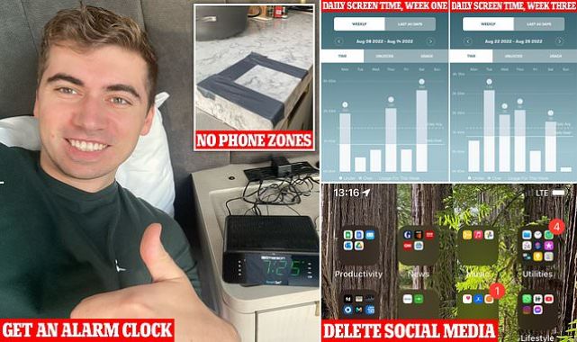 Mobile phone addict 'breaks up' with his phone for a month