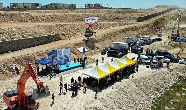 Gaziantep'te BÜSEM Nakliyeciler Sitesi'ne temel