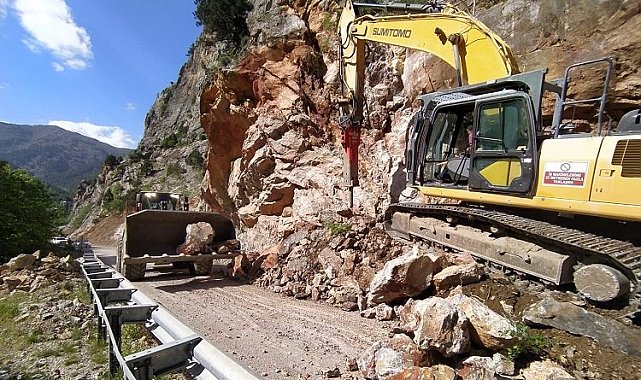 Kapuzbaşı Şelaleri yolunda önemli çalışma
