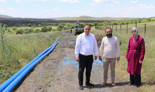 Manisa Kula'da yeni içme suyu terfi hattı