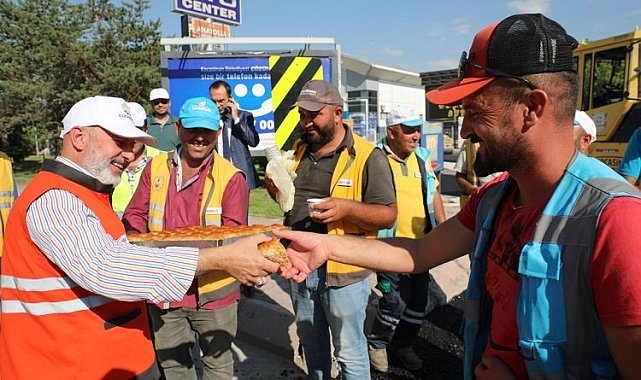 Kayseri Kocasinan'da Oto Galericiler'e asfalt dopingi