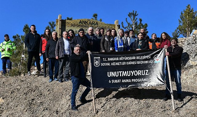 Ankara'ya 6 Şubat Depremi anısına hatıra ormanı