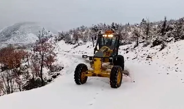 DBB kardan kapanan 129 kilometrelik yolu ulaşıma açtı