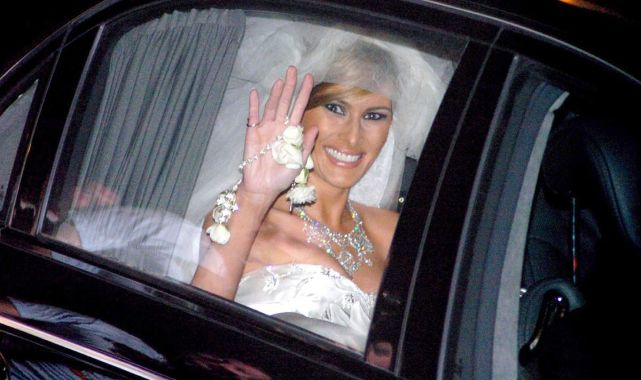 Melania Trump's wedding dress 'for sale on eBay' for half price