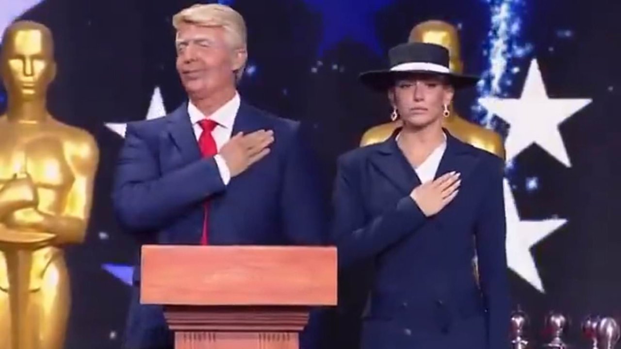 Dancing with the Stars tribute to Donald and Melania Trump