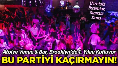 Atolye Venue & Bar, 1. Yaşını Mükemmel Bir Partiyle Kutluyor