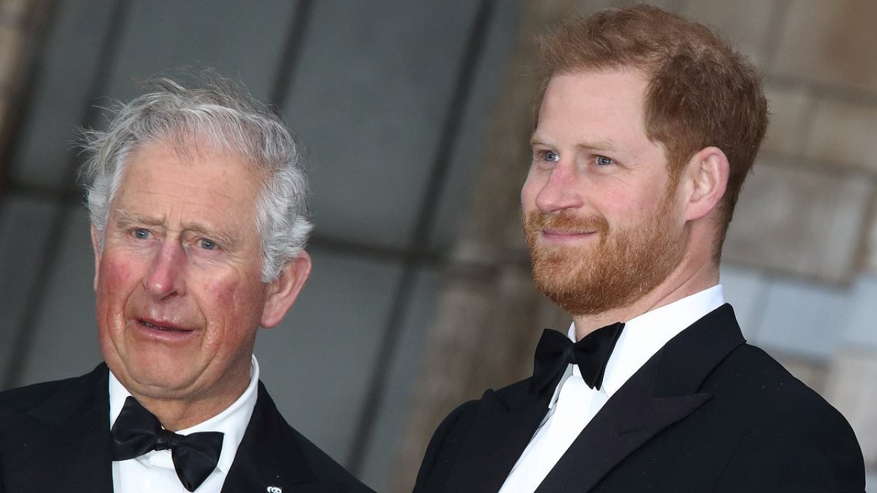 King Charles is 'perplexed' by Harry's 'men in grey suits' claim