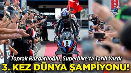 Toprak Razgatlıoğlu Tarih Yazdı: Üçüncü Kez Dünya Şampiyonu!