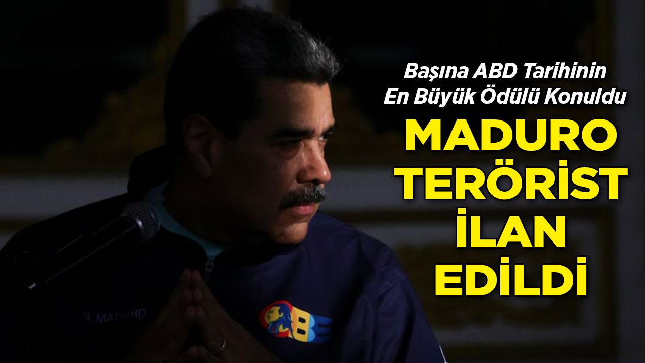 Maduro Terörist İlan Edildi: Başına ABD Tarihinin En Büyük Ödülü Konuldu