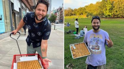 New York Maratonu’nu tamamlayana baklava ve madalya