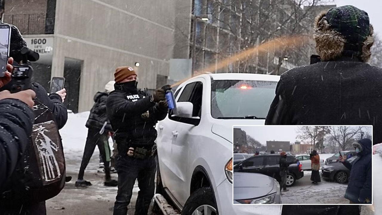 ICE müdahalesi tepki çekti: Minneapolis’te kalabalığa biber gazı