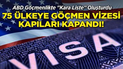 ABD Kapıları 75 Ülkeye Tamamen Kapandı: Göçmen Vizesi İşlemleri Süresiz Durduruldu!