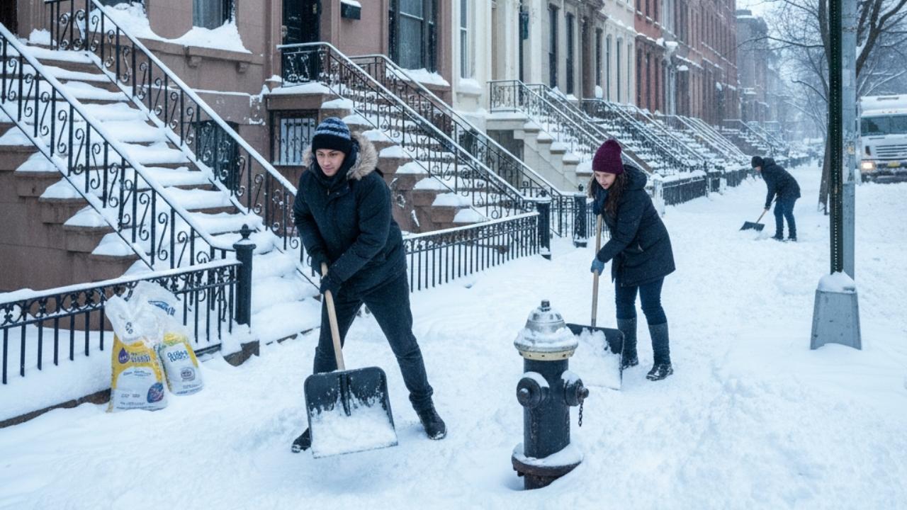 New York’ta kaldırım temizleme zorunluluğu başladı