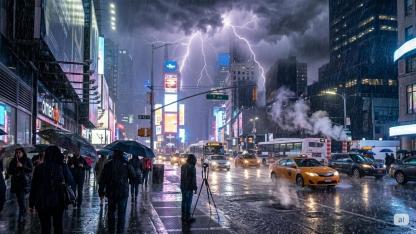 New York için fırtına alarmı