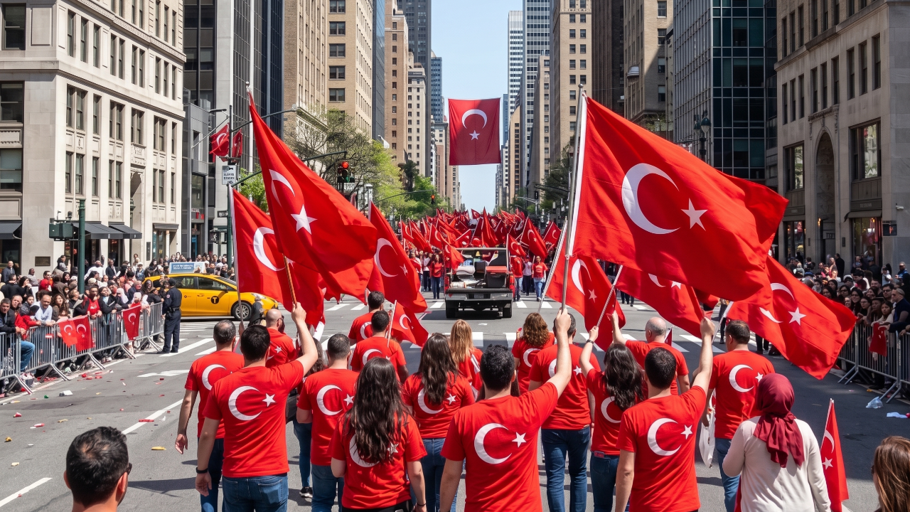 New York'ta Geleneksel Türk Günü Yürüyüşü Başlıyor!