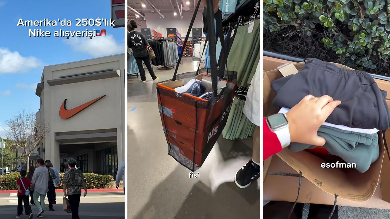 ABD'de Bir Günlük Kazançla Nike Mağazasını Boşalttı!