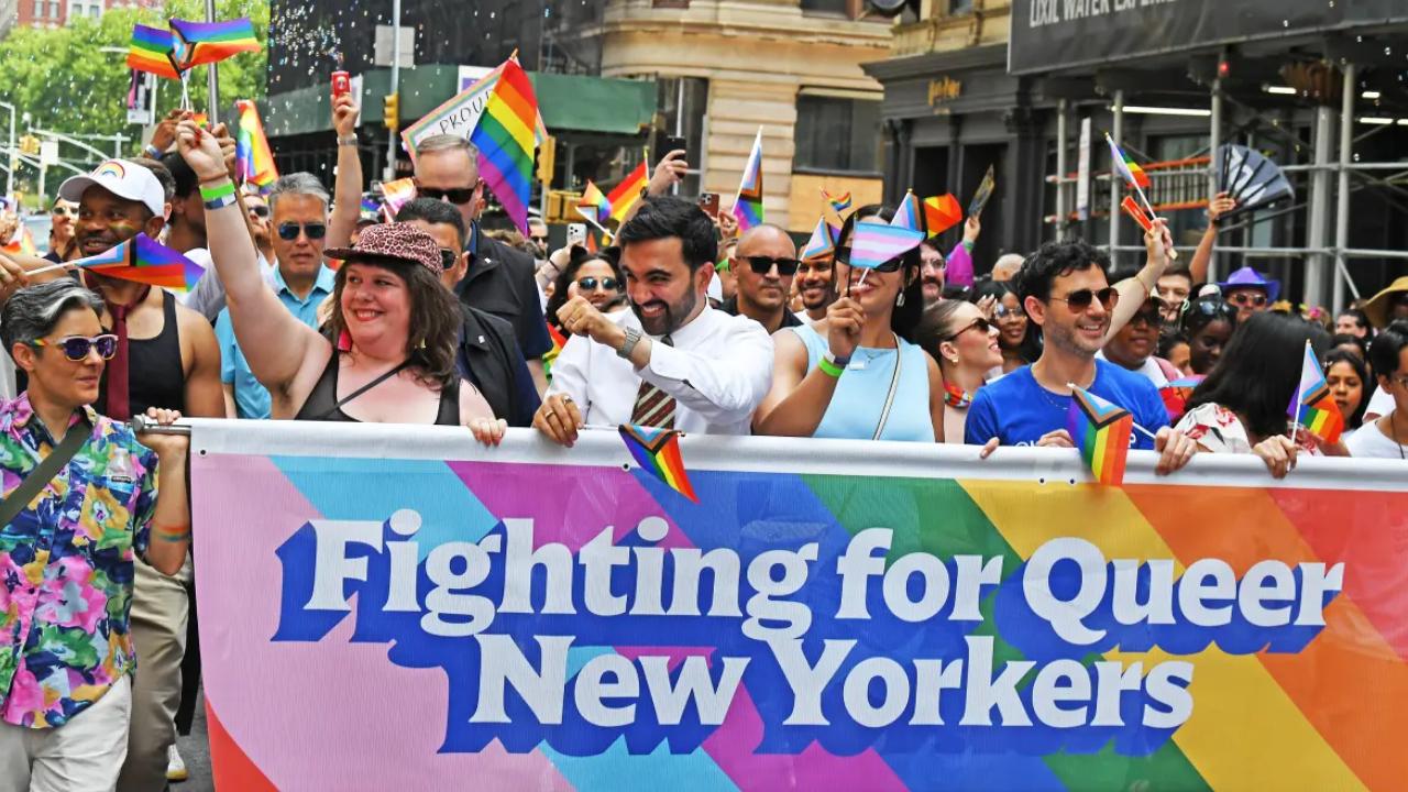 New York Belediye Başkanı Mamdani, Pride Yürüyüşü'ne katıldı