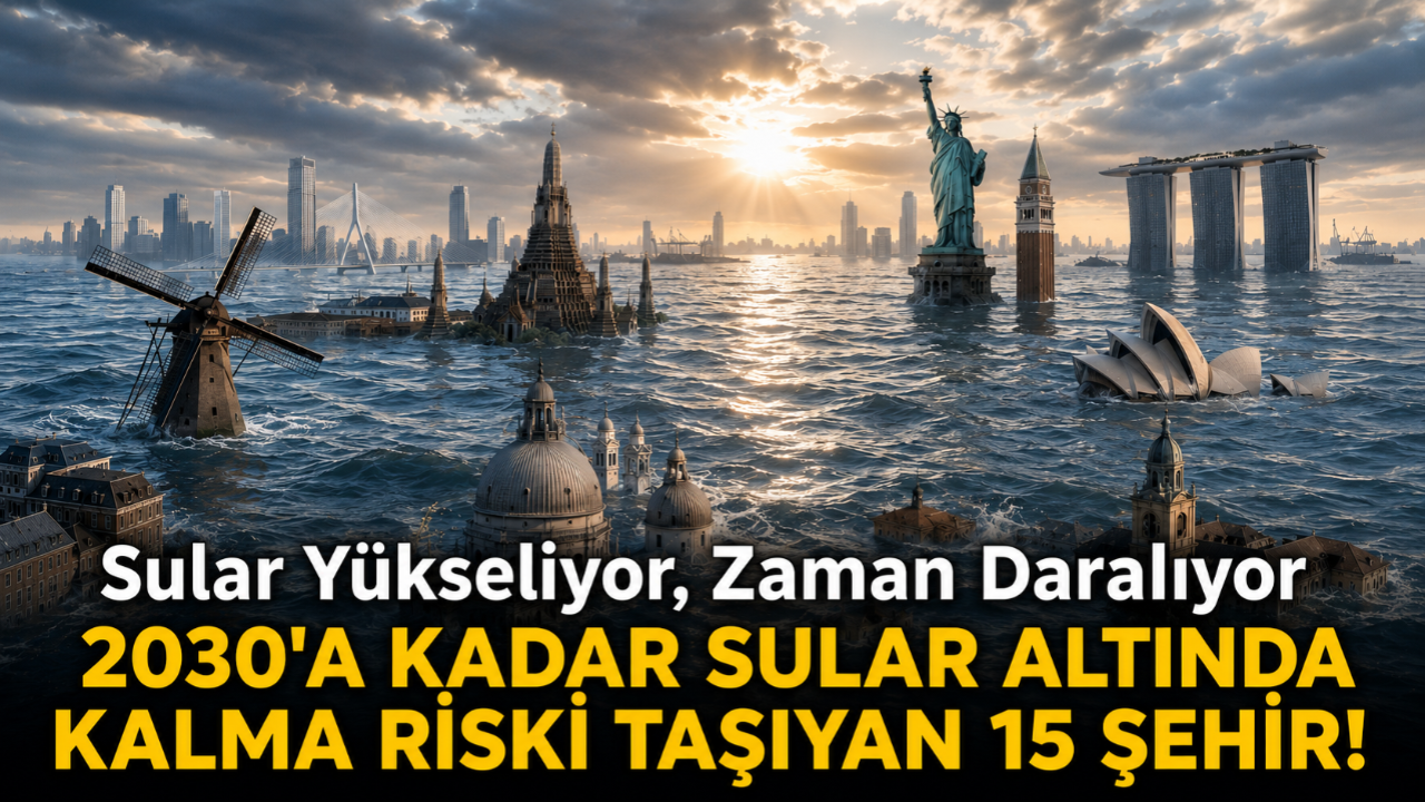 2030'a Kadar Sular Altında Kalma Riski Taşıyan 15 Şehir!