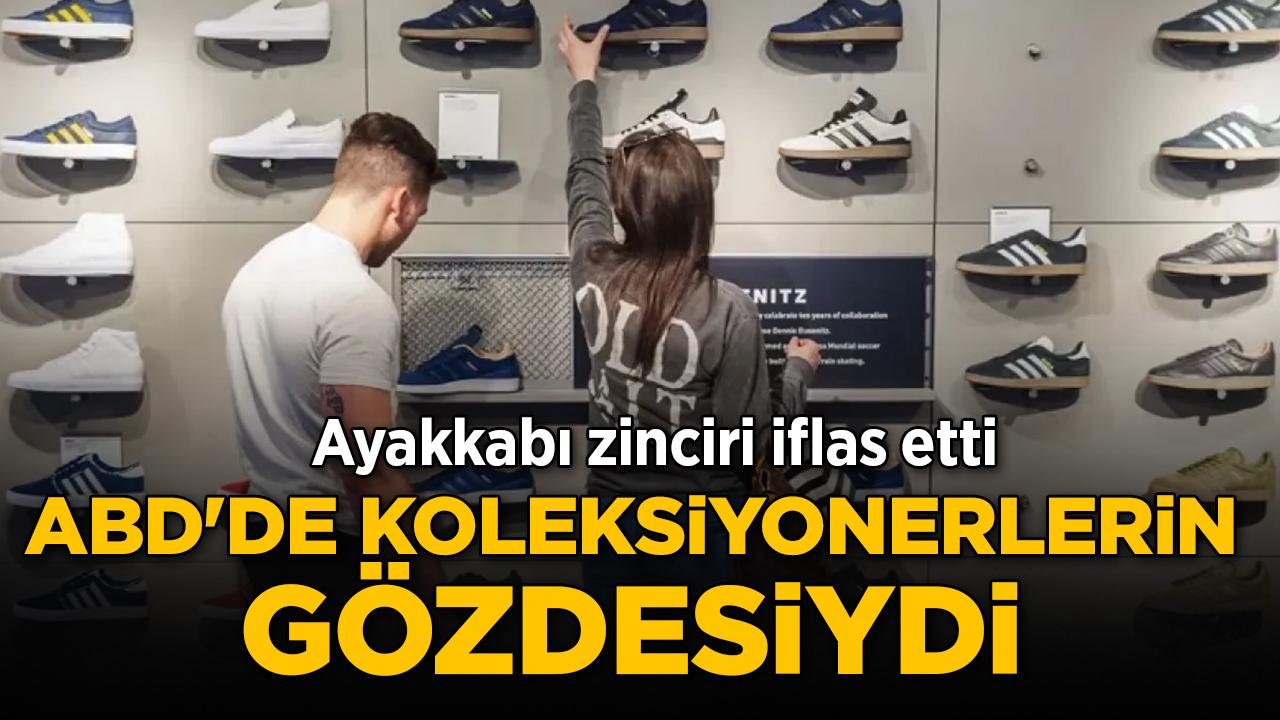 ABD'de koleksiyonerlerin gözdesiydi: Ayakkabı zinciri iflas etti