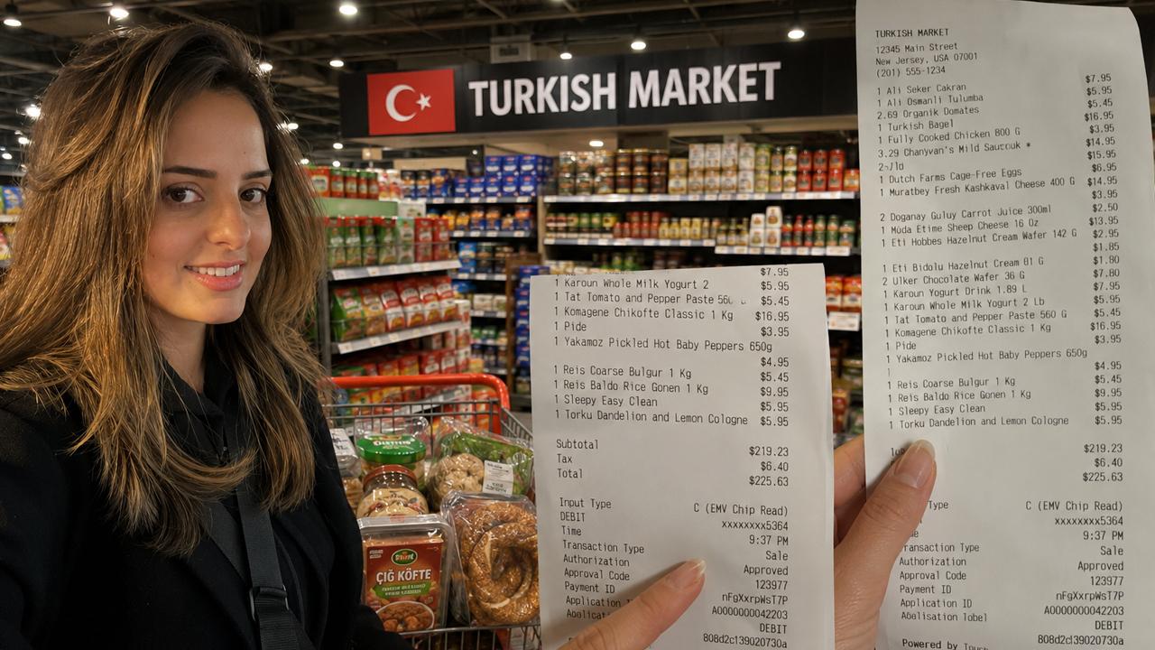 ABD'deki Türk marketinde alışveriş yapan tır şoförü fiyatları paylaştı: Her şeyi bulabiliyoruz ama pahalı...