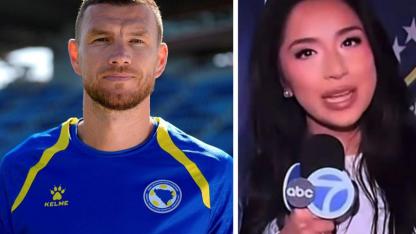 Amerikalı Kadın Muhabire Eski Fenerbahçeli Dzeko'dan Tarihi Ayar