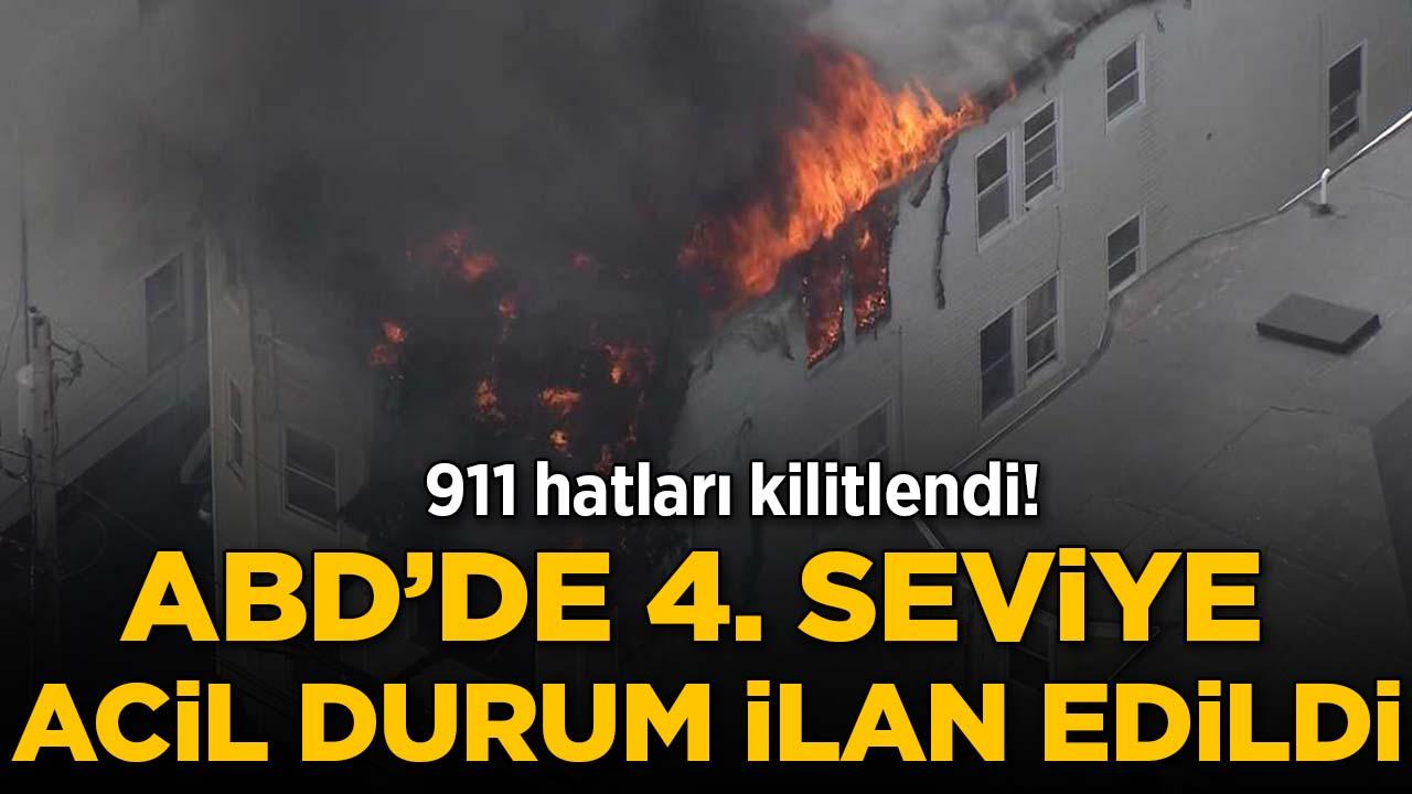 Massachusetts'te büyük yangın: Alevler 3 binayı sardı